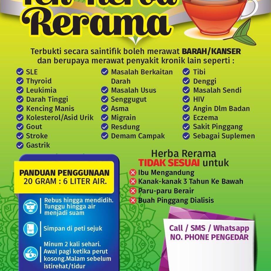 Daun Rerama Ori Sabah