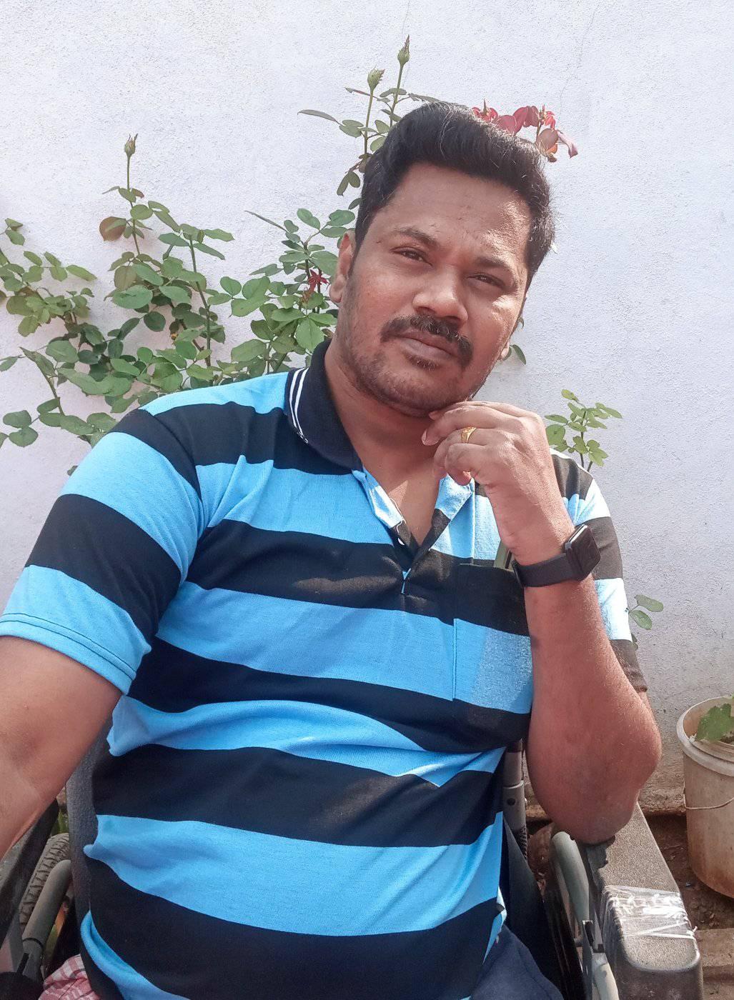 Rajesh Rk Spinal Cord Injury Person