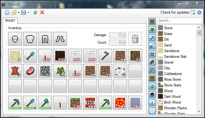 InvEdit (Minecraft tool)