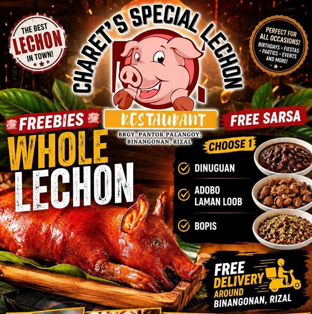 Charet’s Special Lechon | Binangonan