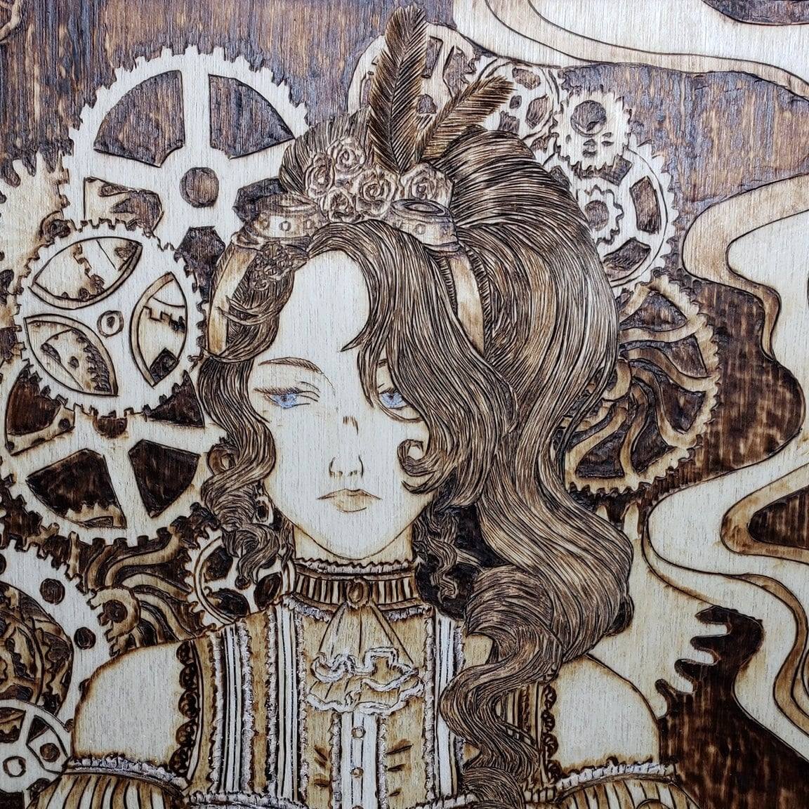 Turtle Pyrography