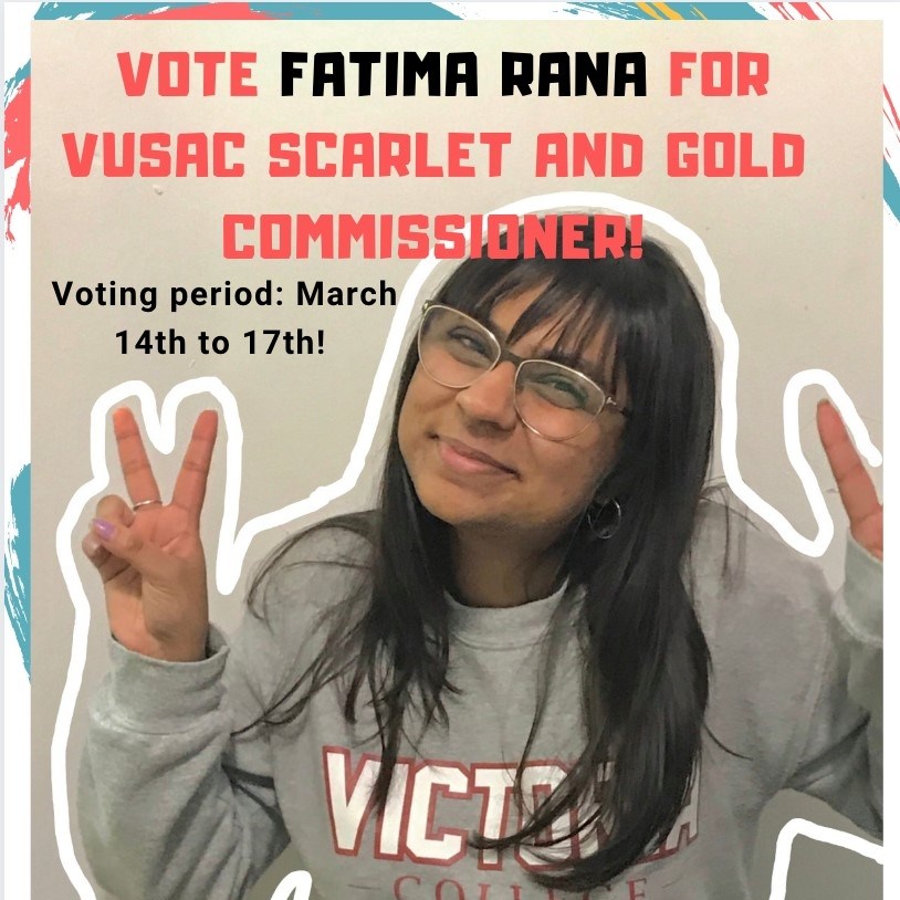 Fatima Rana for Scarlet and Gold Commissioner