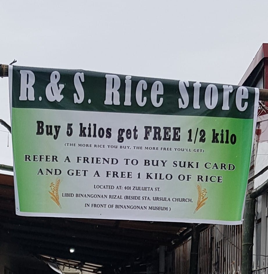 R.&S. RICE STORE | Binangonan
