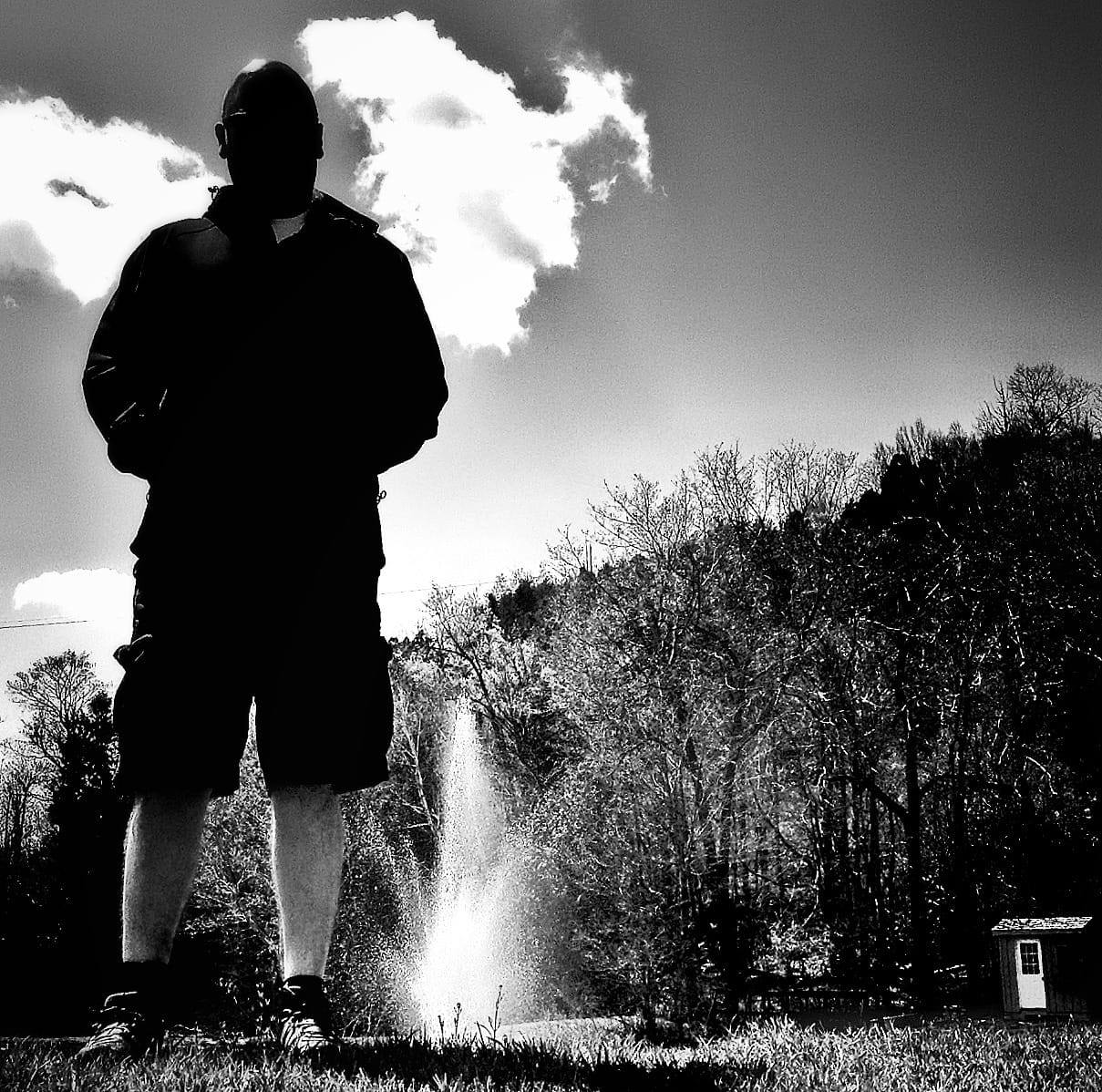 When light meets the night, special things happen. Shadows turn black ...