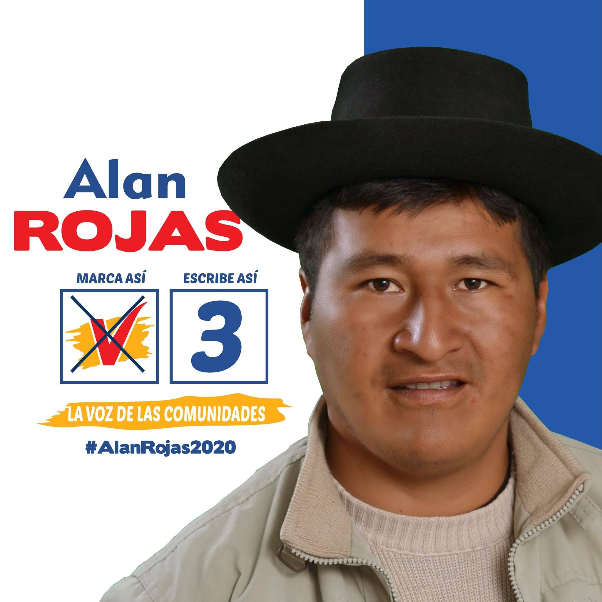 Alan Rojas al Congreso 2020