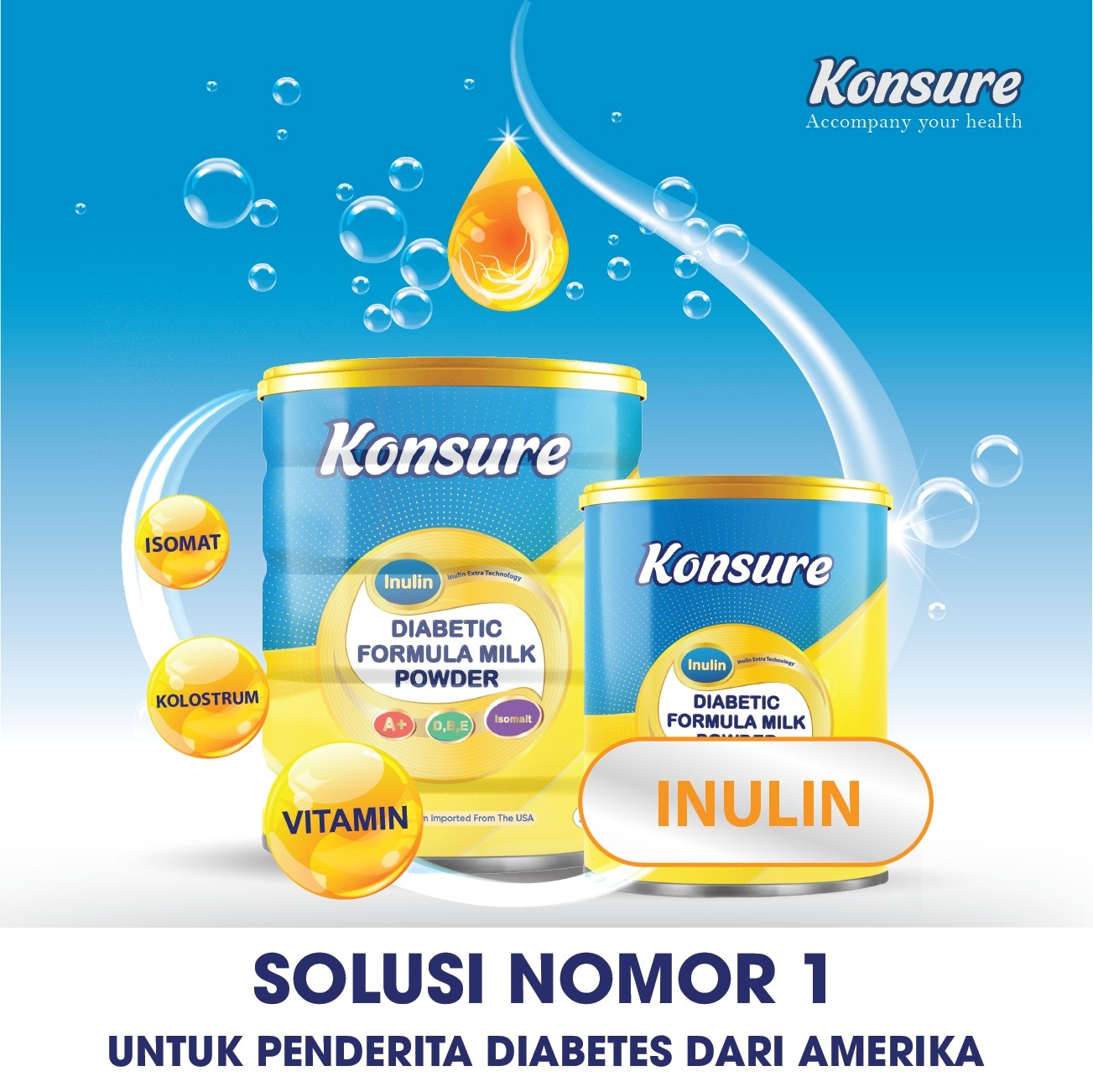 Konsure - Obati diabetes di rumah