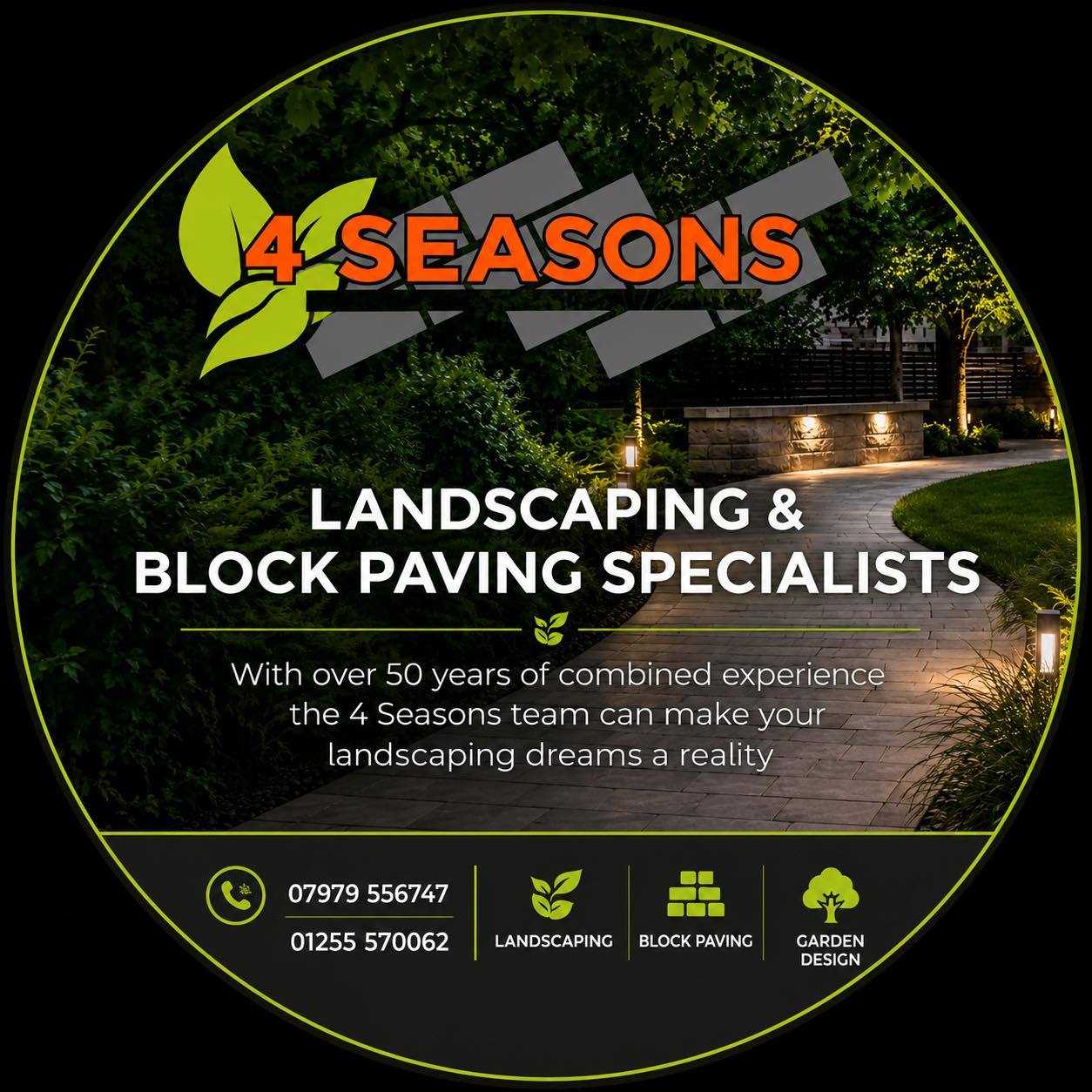 4 Seasons Landscaping and Block Paving Specialists | Harwich