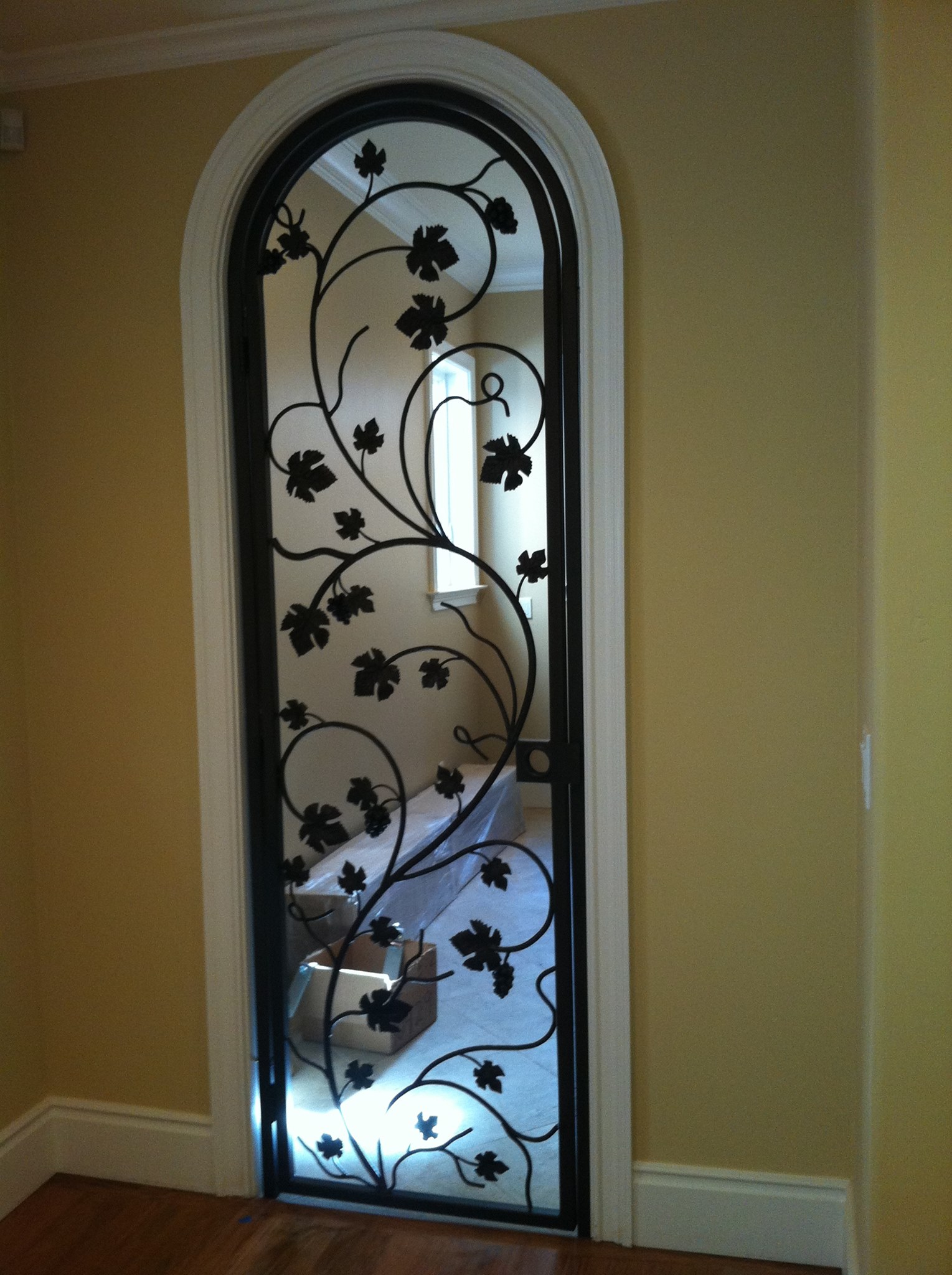 V&M Ornamental Iron Works Iron with Stainless steel cable railing ...