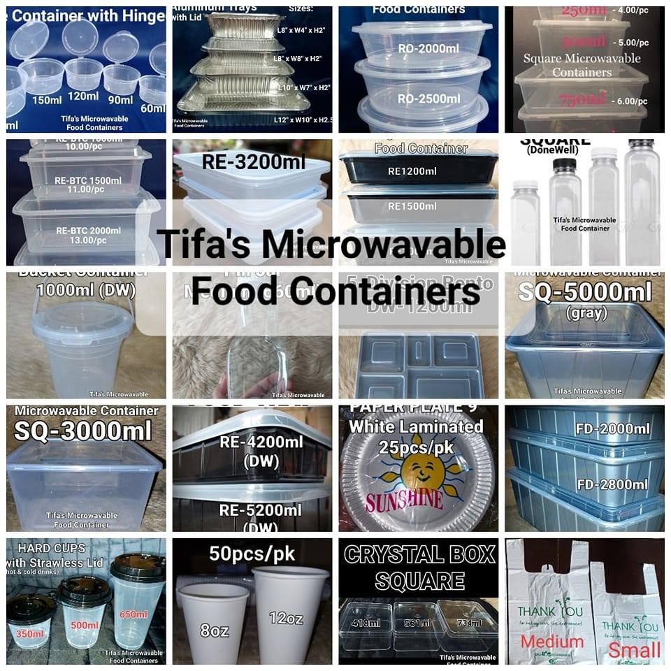 Tifa's Microwavable Food Container