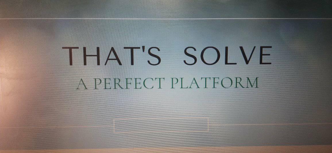 That's Solve