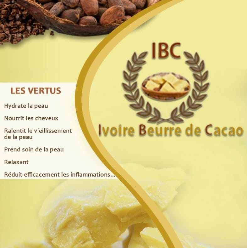 Beurre De Cacao Brut 100% Bio - Origine Côte D'Ivoire, 200g, Neuf Emballé