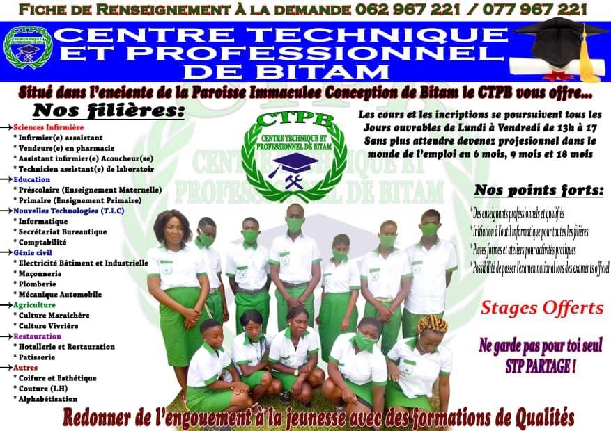 Centre technique Et Professionnel De Bitam | Bitam