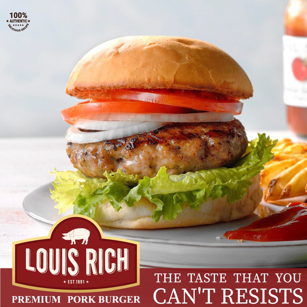 LouisRich - #LouisRich #PorkBurger🍔 Get your Louis Rich Pork Burger ...