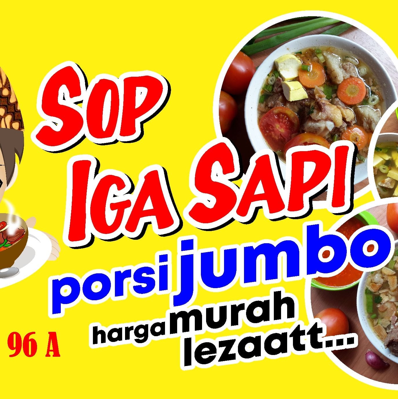 Sop iga Dipatiukur cabang setiabudi gerlong, jl setiabudi 107b bandung, dalam foodcourt nya