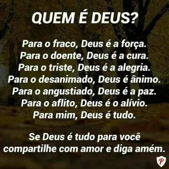 Deus me protege sempre e estar sempre ao meu lado