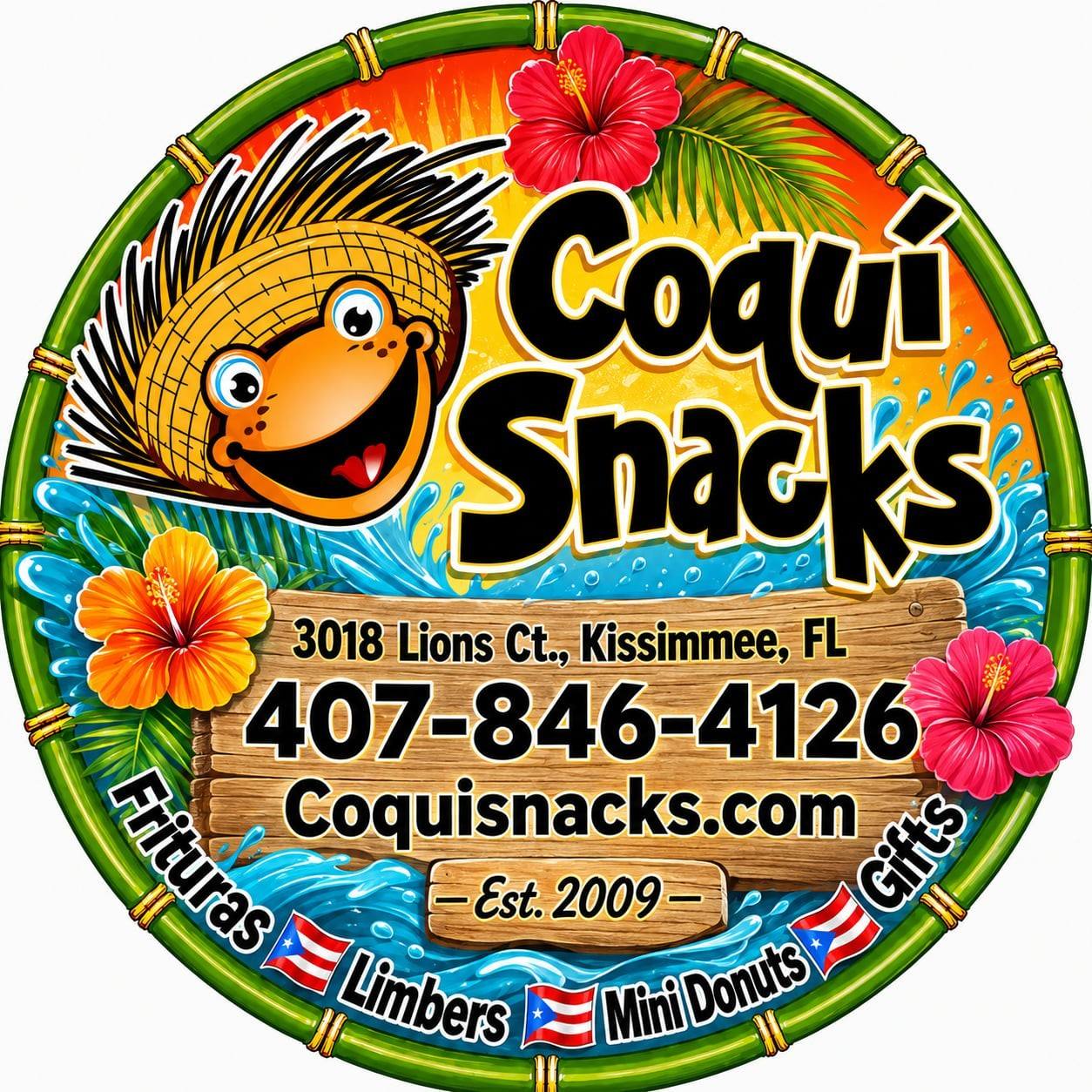 Coquí Snacks Celebrating 16 years of delicious Frituras, Limbers & Mini ...