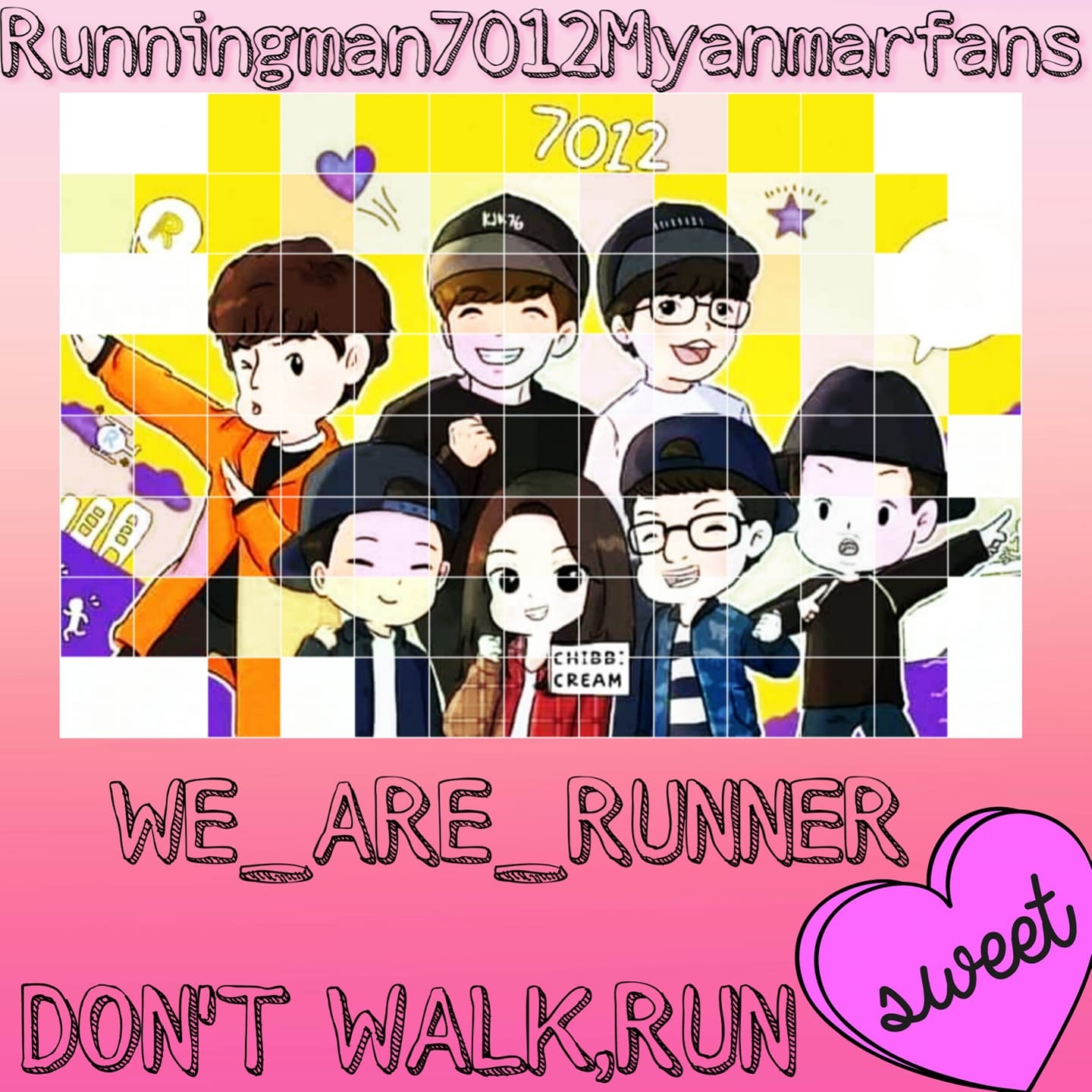 Running man 7012myanmar fans