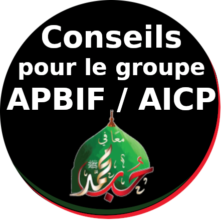 Conseils pour le groupe APBIF / AICP