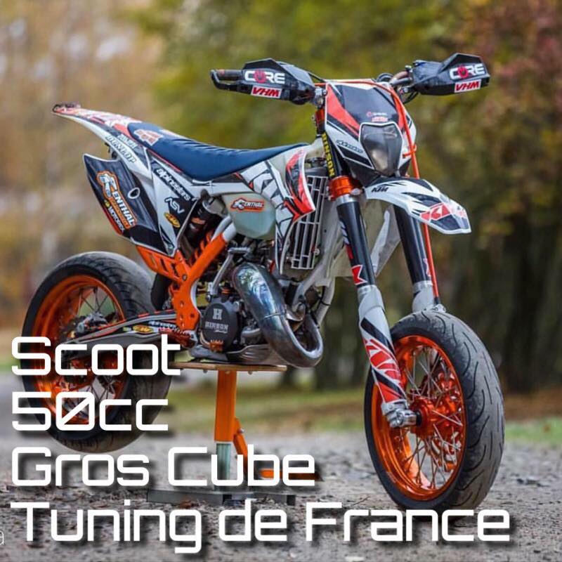 Scoot, 50cc, gros cubes, tuning De France.