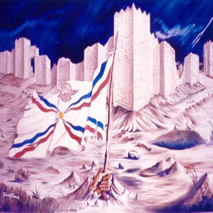 Historical Facts of Assyrian Identity - Street sign in Jerusalem next ...