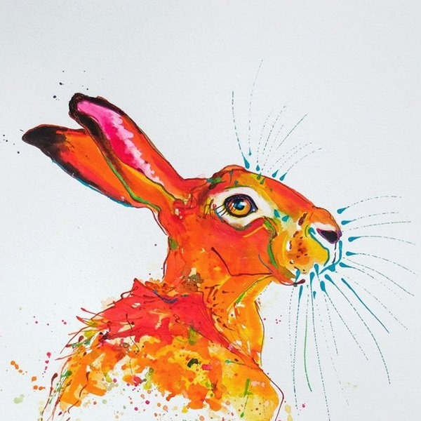 The Illustrated Rabbit - Christopher Denise, Contemporary 