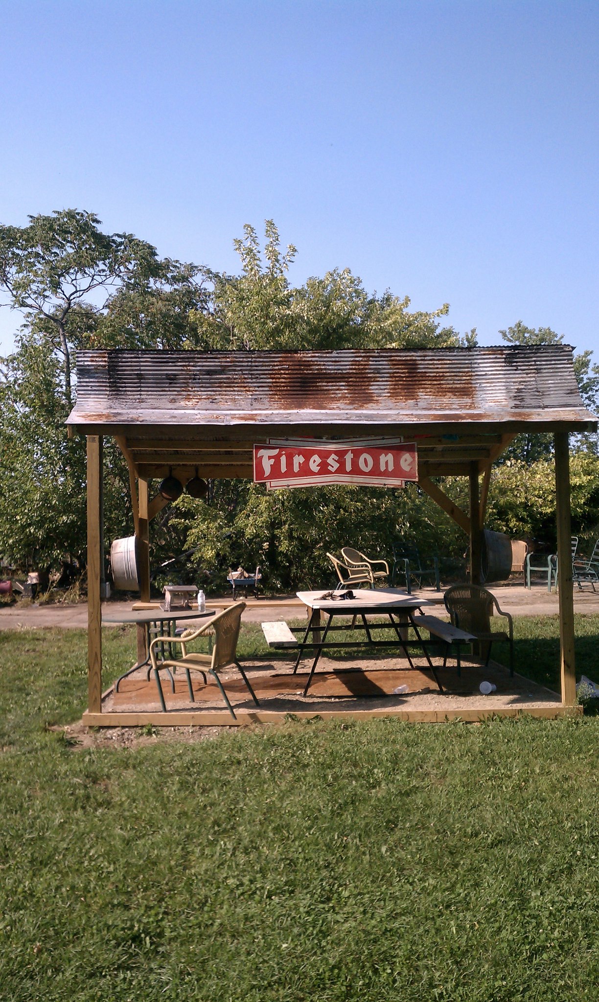 The Semonis Family Picnic Shelter - We were so glad to get the whole ...