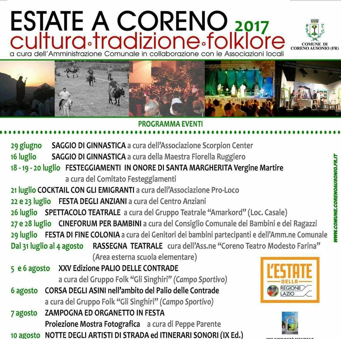 Eventi Coreno Ausonio