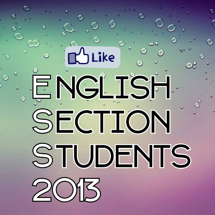 English section students 2013