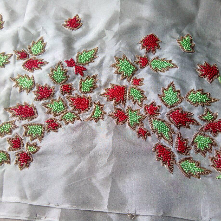 Authentic silk thread work- a complete workshop