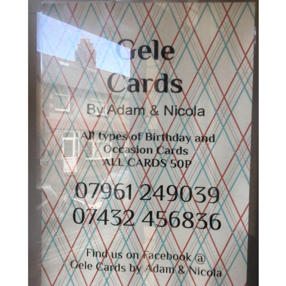 Gele Cards by Adam and Nicola | Abergele