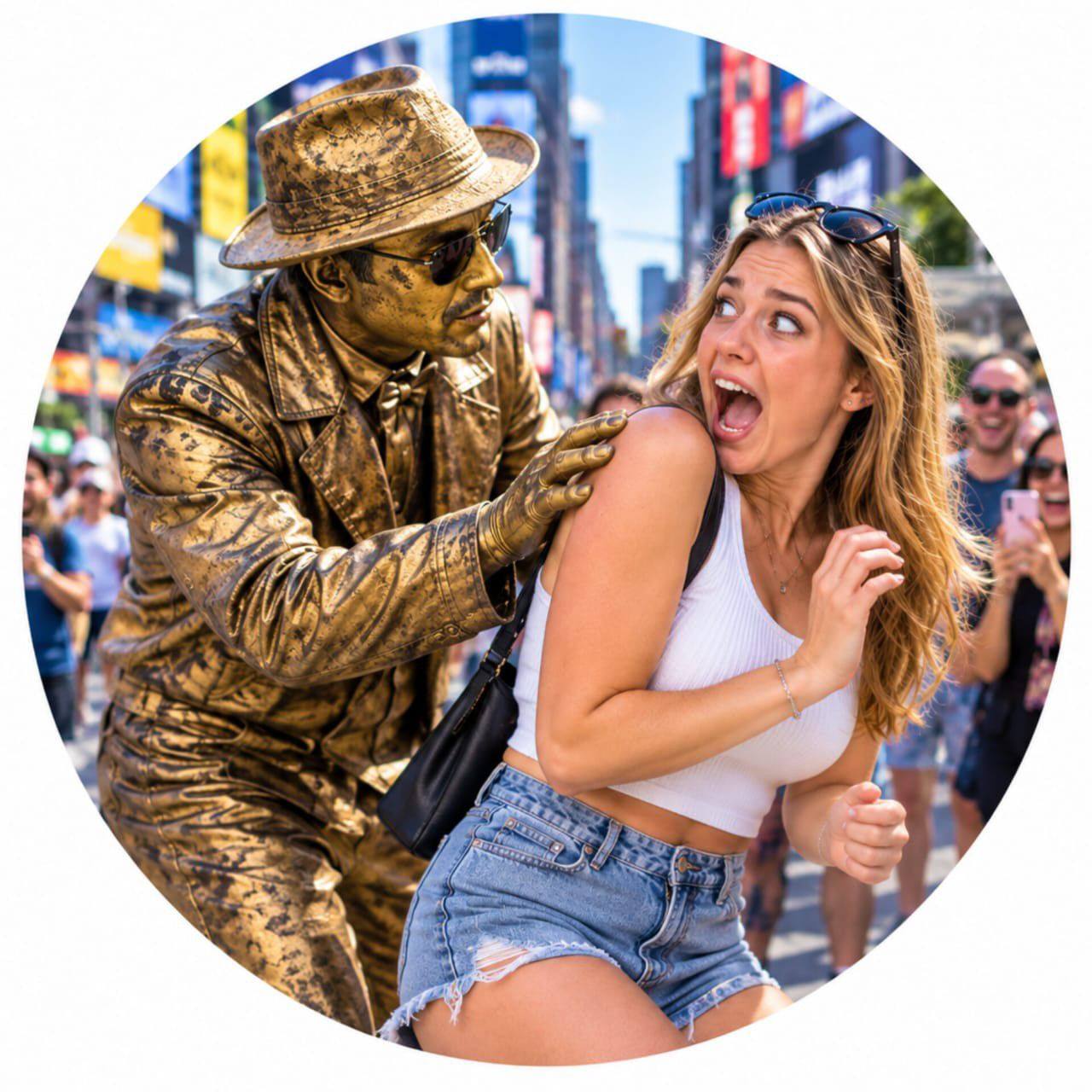 #prank #funny #statue #viral #USA | S h o r t-S t o r y
