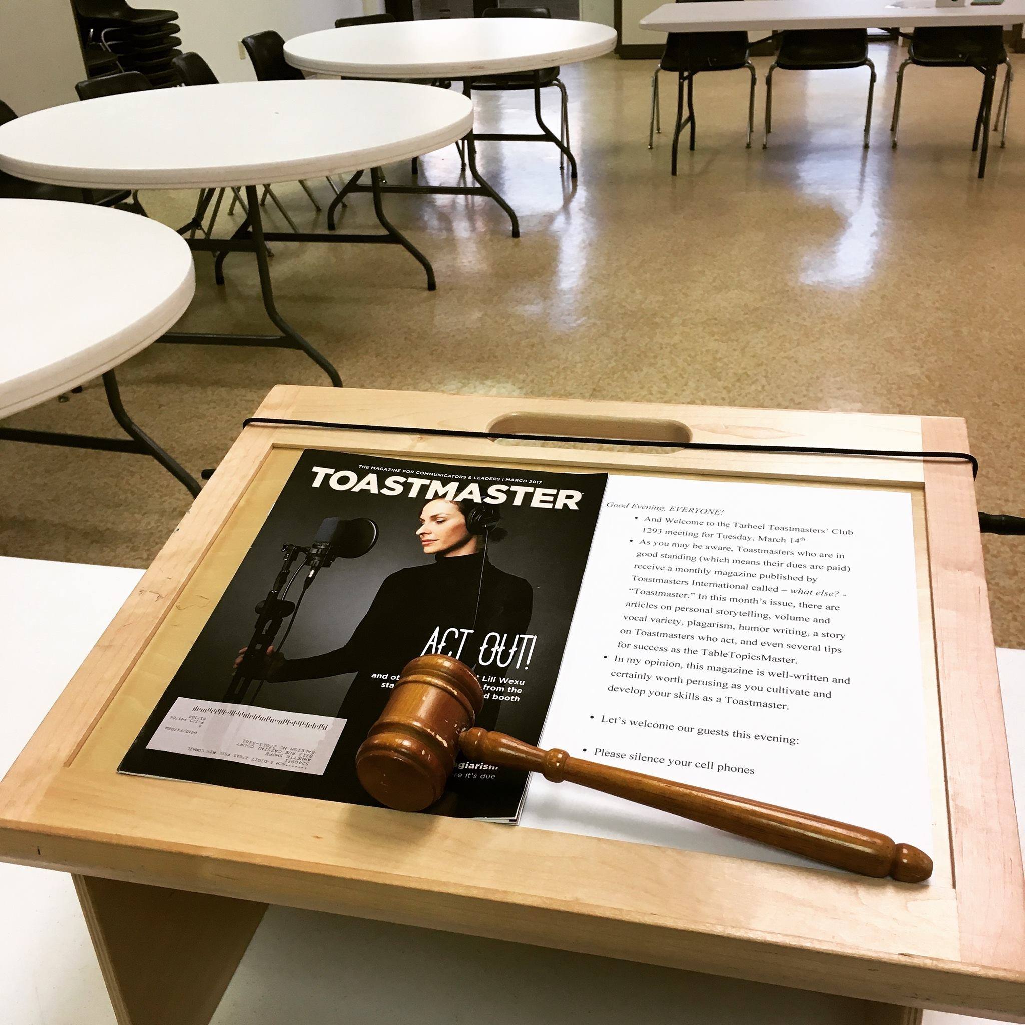 Tarheel Toastmasters | Raleigh NC
