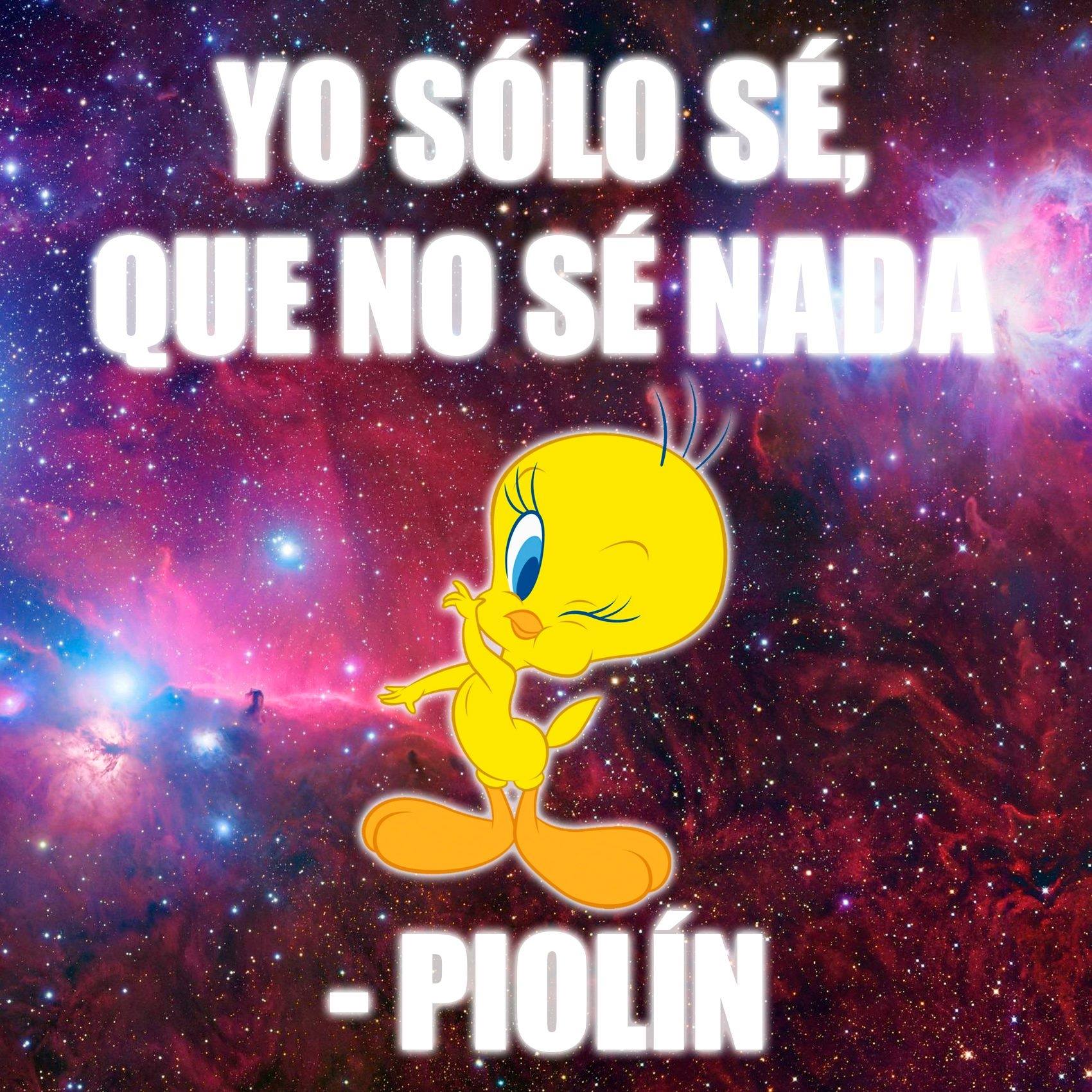 Imágenes de Piolín con frases reflexivas para que compartan las tías.