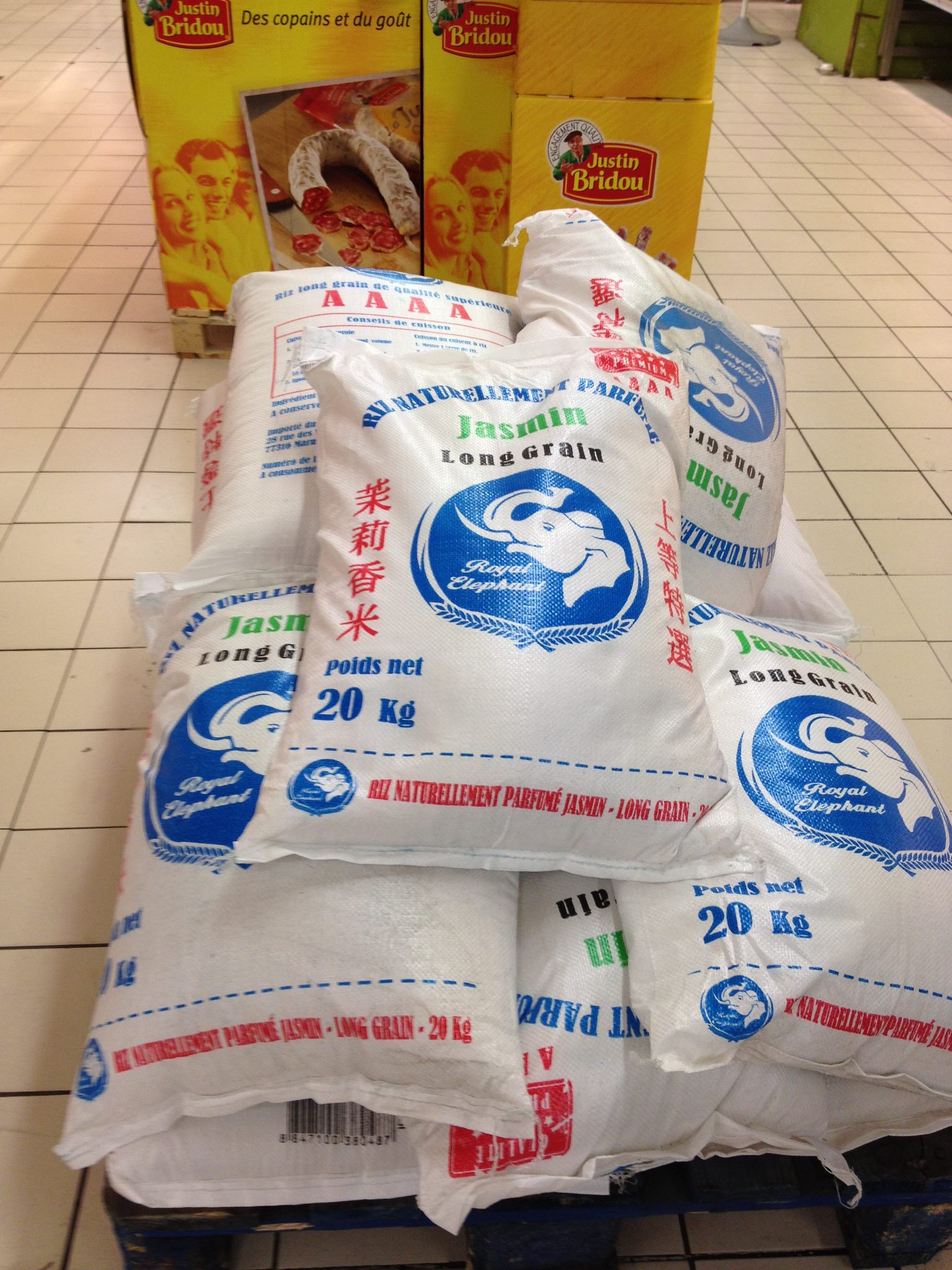 Sac De Riz Long Royal Elephant Jasmin 20 Kg
