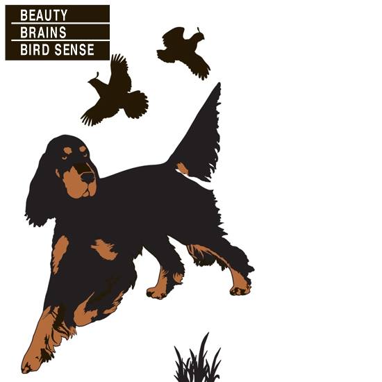 Gordon Setter Dog Art Greetings Card - Blank Inside, Square 160mm, Christine Varley Watercolour Reproduction