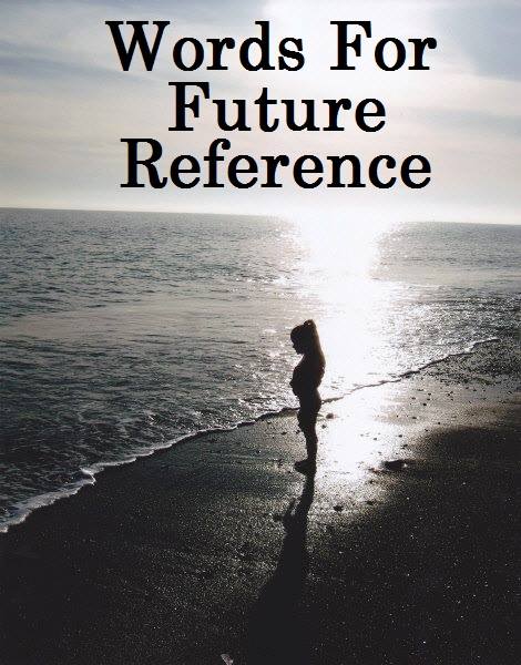 Words For Future Reference