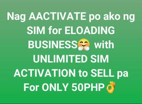 Activation Sim Card / Eload