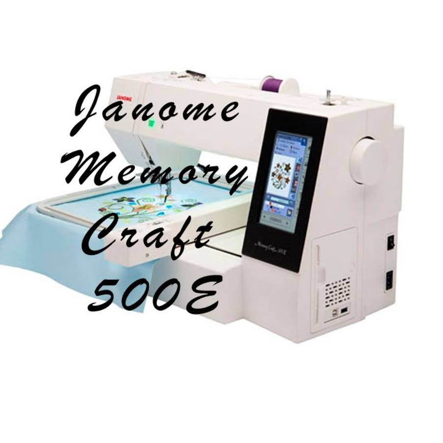 Вышивка на Janome Memory Craft 500E