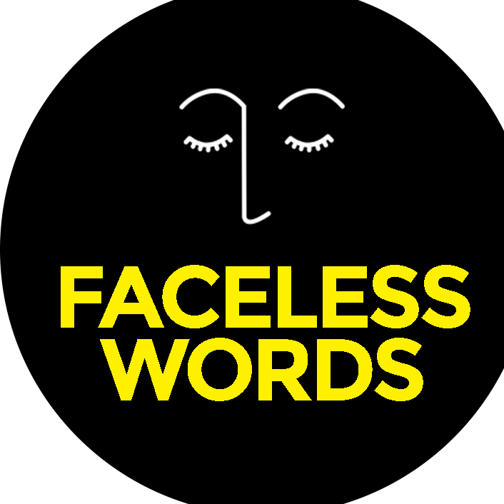 Faceless words
