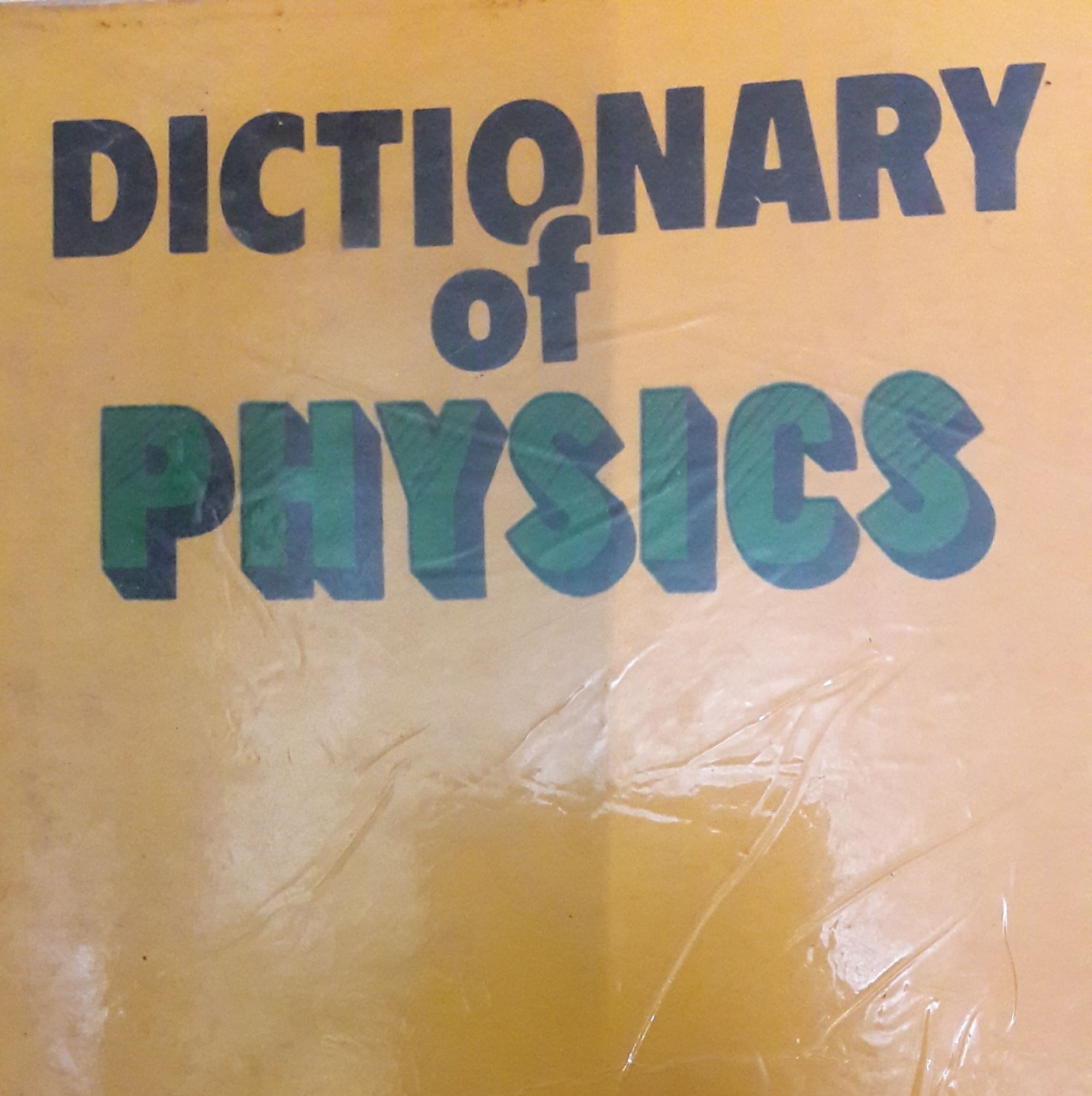 Physics Dictionary