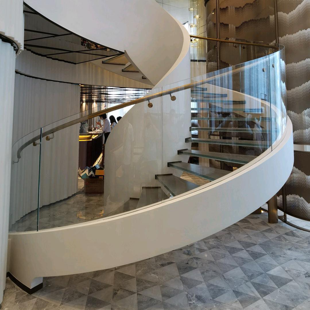 Dual Stringer Staircase for USA Discuss Installation Onsite #staircase ...