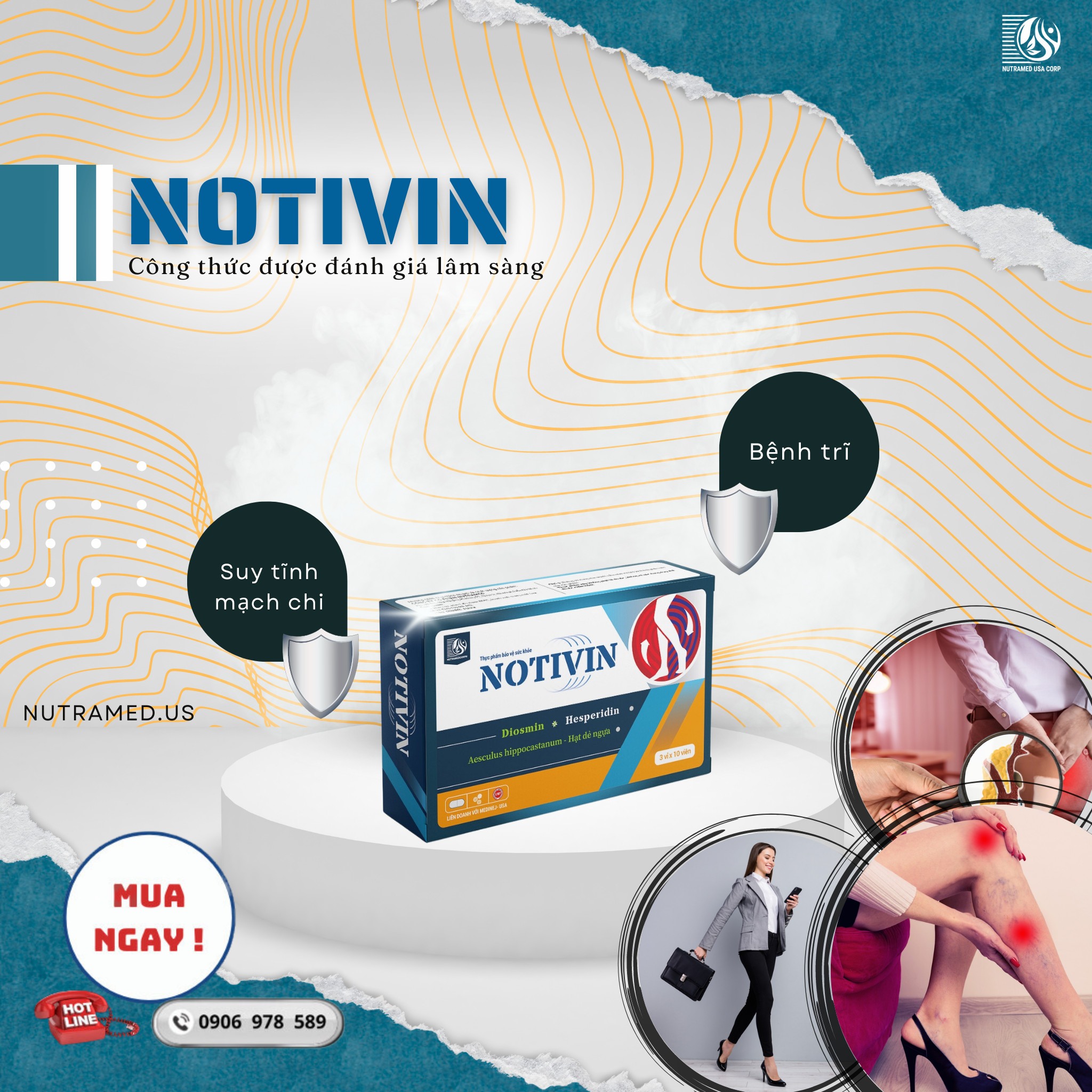 NOTIVIN-Bệnh Trĩ và Suy tĩnh mạch chi | Ho Chi Minh City