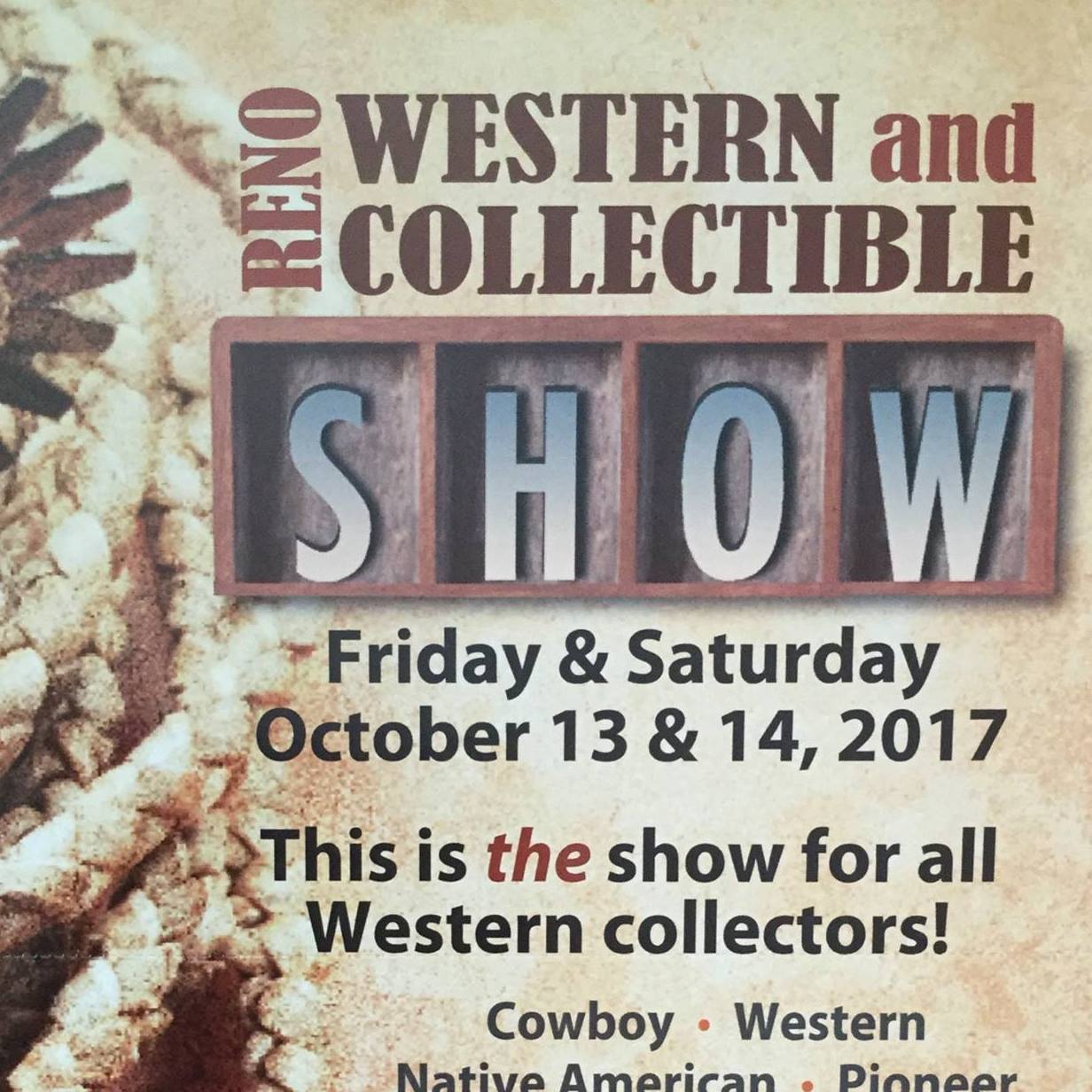Reno Western and Collectible Show | West Reno NV