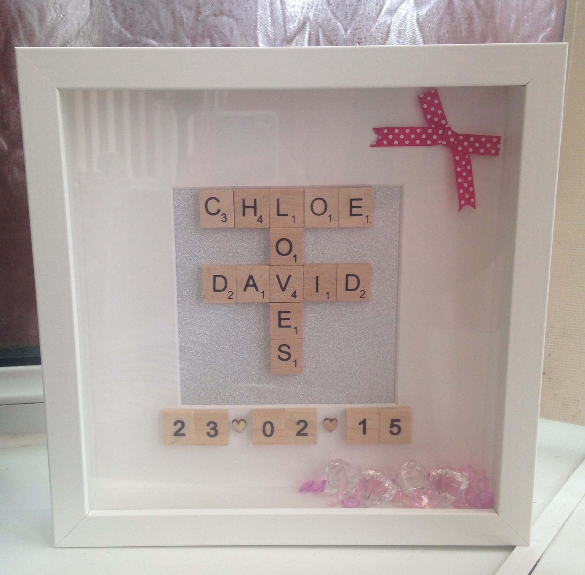 Personalised Scrabble Frames
