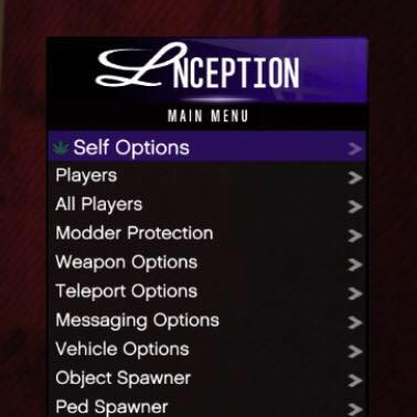 InceptionMenu