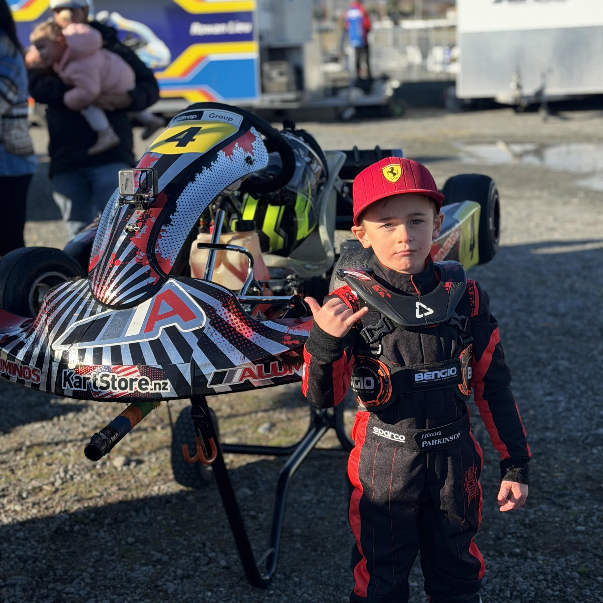 What a cool experience for Hixon! 🏎️🏁 His first time racing in Nelson ...