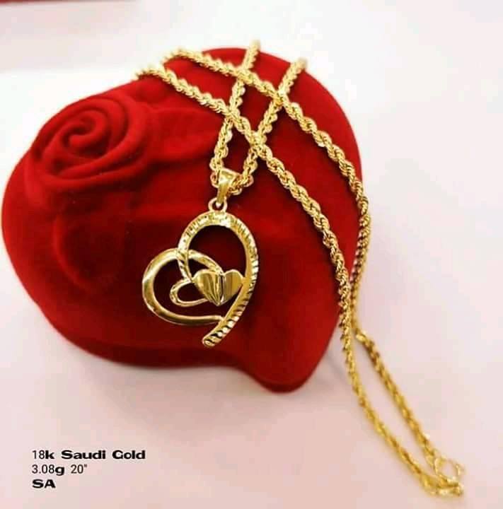 Jewelry 18k and 21k Saudi gold