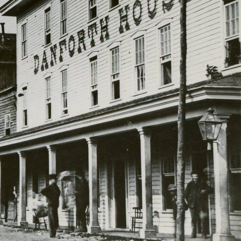 Historic - Photograph of the Danforth House of Pithole from the Drake ...