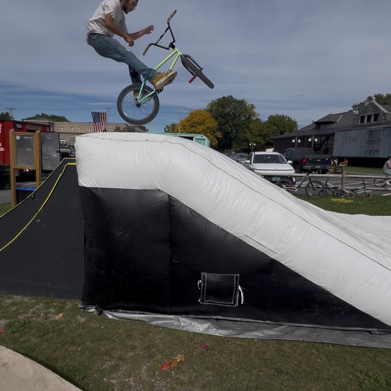 First ever double barspin I landed. Thank you Chad Coon for the video.# ...