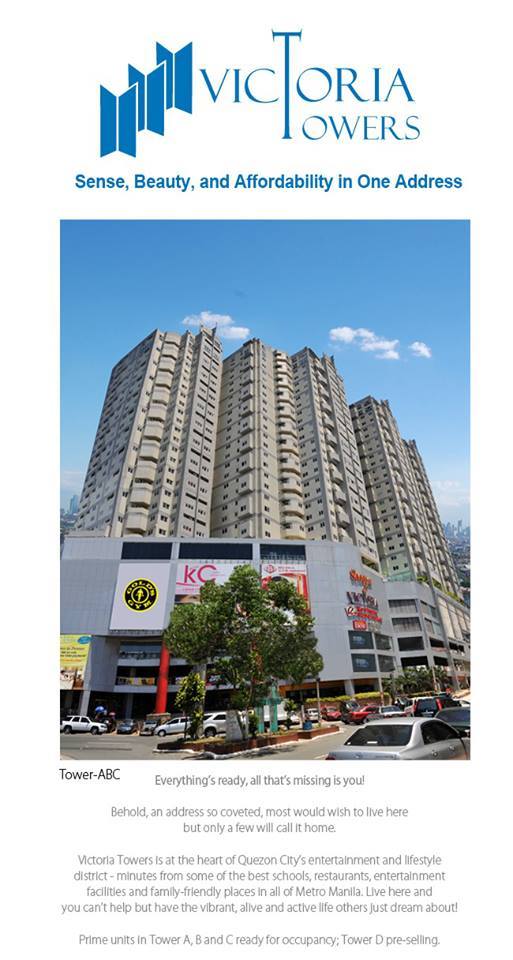 Victoria Towers Condominium in Panay QC